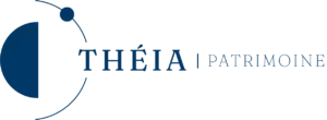 THEIA Patrimoine logo bleu